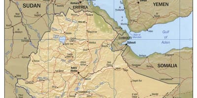Harta Etiopia harta 1980